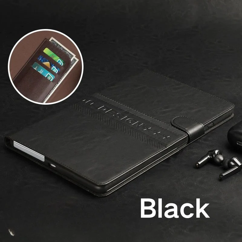 [With Card Slot] Microsoft Surface Pro X (1876) - Business Shockproof Magnetic Closure Flip Lightweight Case - Image 8