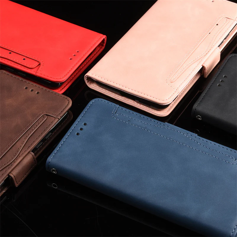 [With Card Slot] Motorola Moto G86/Power - Multi-functional Business Leather Shockproof Wallet Case - Image 17