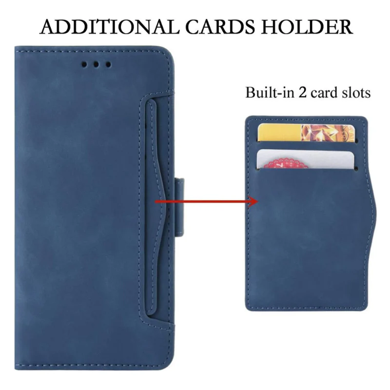 [With Card Slot] Motorola Moto G86/Power - Multi-functional Business Leather Shockproof Wallet Case - Image 4