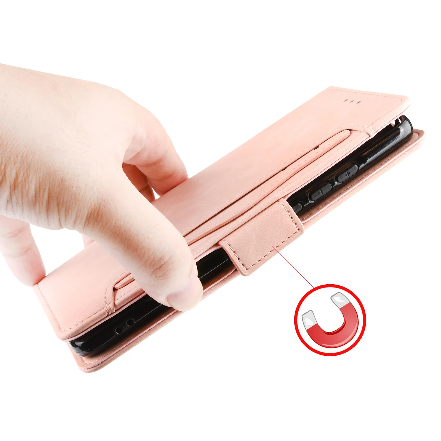 [With Card Slot] Motorola Moto G86/Power - Multi-functional Business Leather Shockproof Wallet Case - Image 6