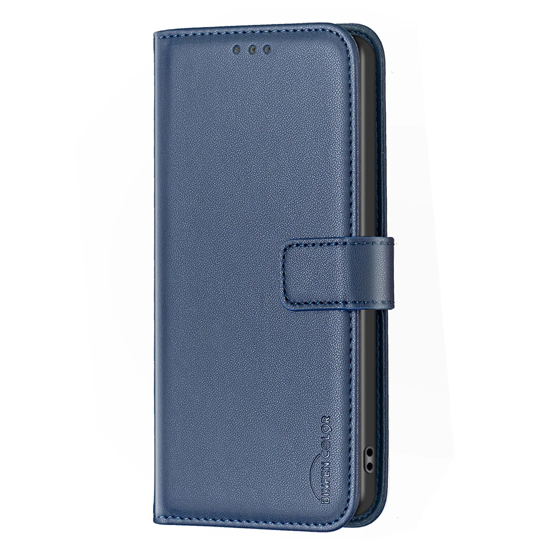 [With Card Slot] Motorola Moto G55 Multi Functional Leather Buckle Flap Wallet Series Case - Image 2
