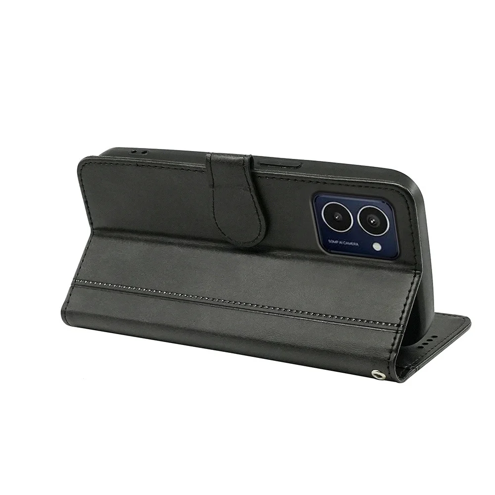 [With Card Slot] Nokia C31 - Magnetic PU Leather Wallet Series Stand Case - Image 5