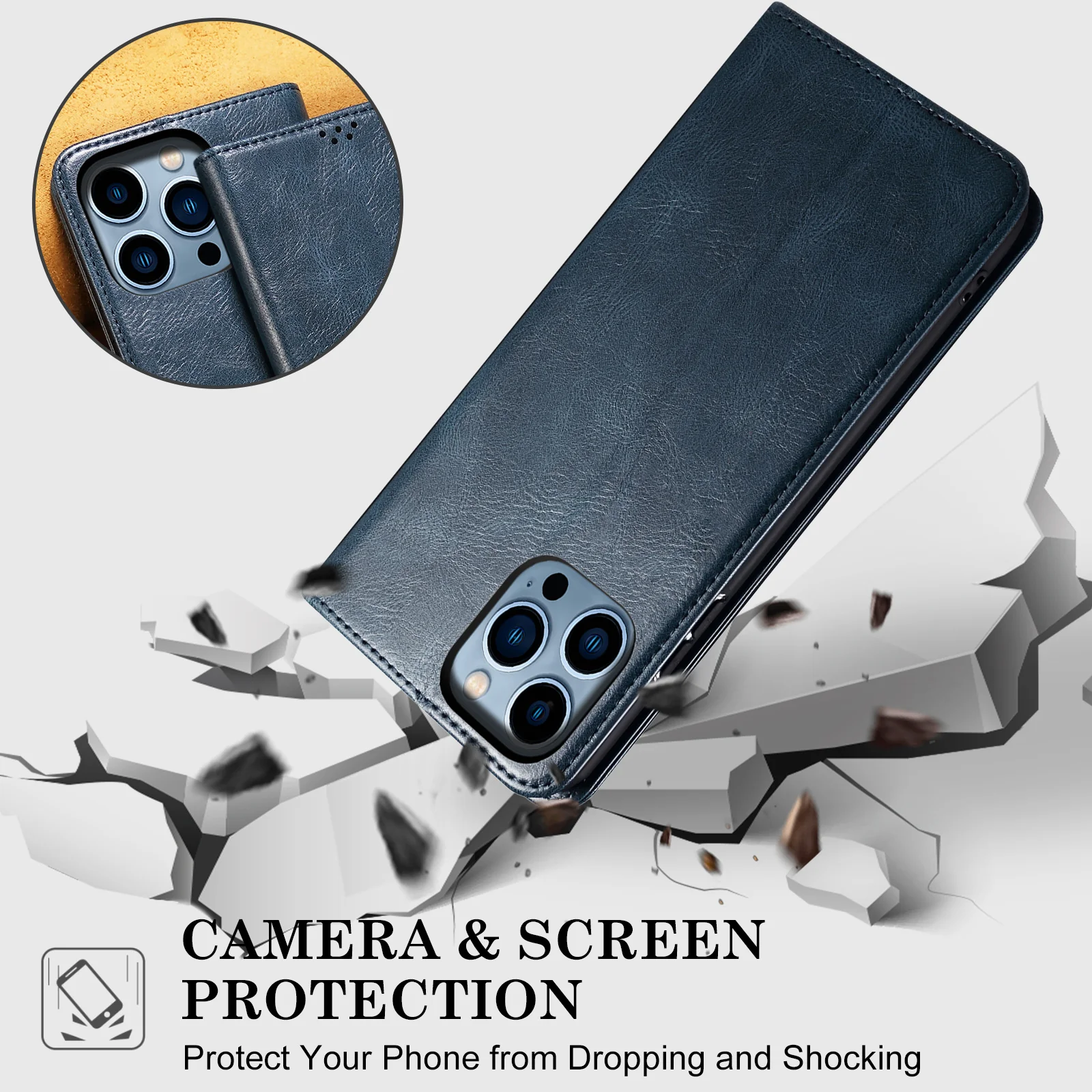 [With Card Slot] Nothing CMF Phone 1 Premium PU leather Flip Wallet Stand Cover - Image 6