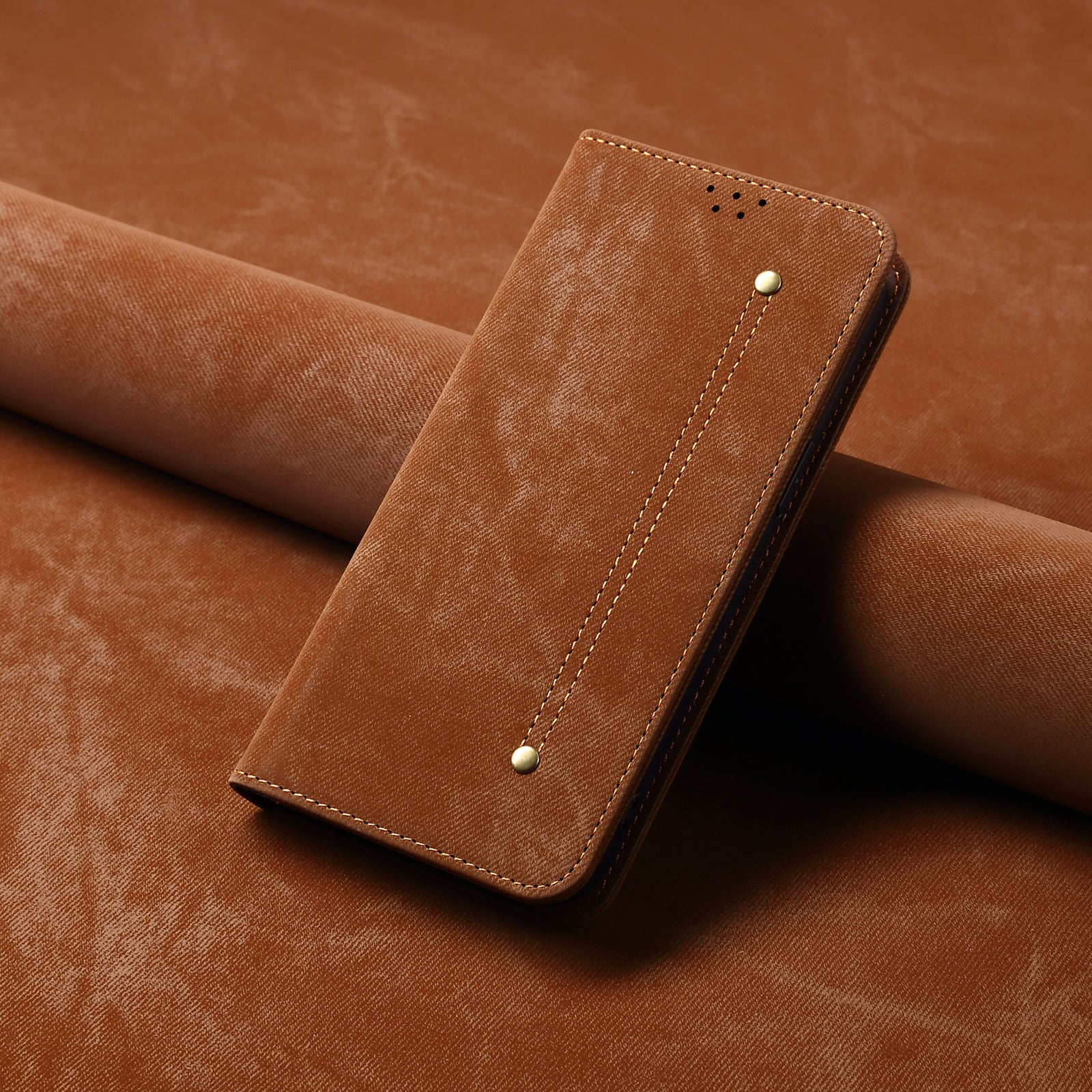 [With Card Slot] Nothing Phone (3a)/Pro - Denim Texture Shockproof Stylish Wallet Series Case - Image 2