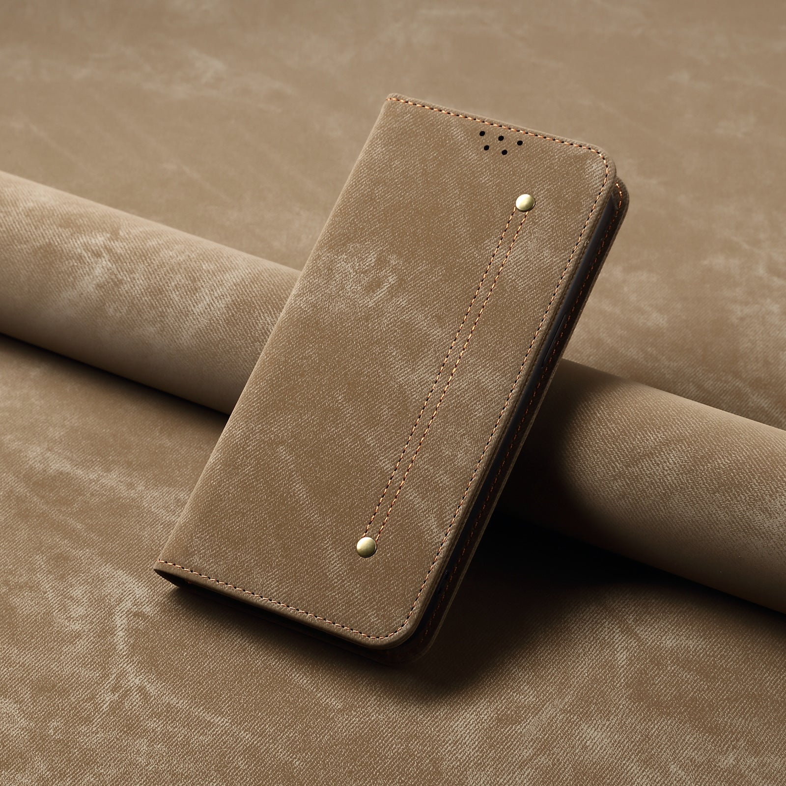 [With Card Slot] Nothing Phone (3a)/Pro - Denim Texture Shockproof Stylish Wallet Series Case - Image 6