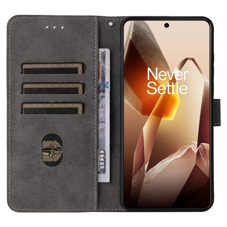 [With Card Slot] OnePlus 13 - Multi Functional Buckle Flap Wallet Series Case With Lanyard - Image 4