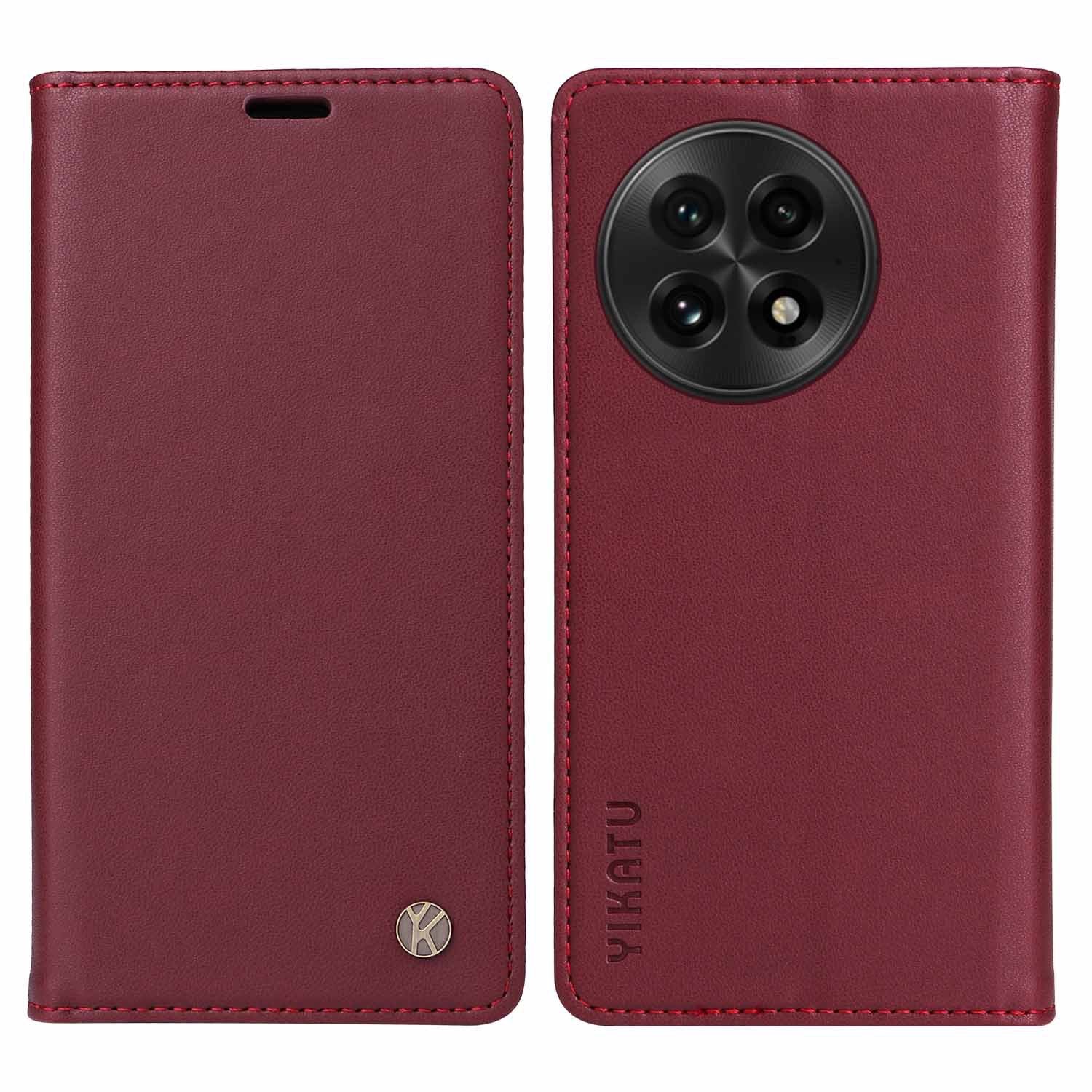 [With Card Slot] OnePlus 13 / T - Magnetic Flip PU Leather Wallet Case - Image 12