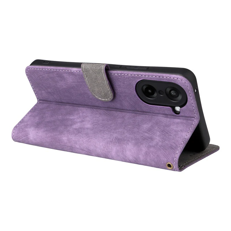 [With Card Slot] OnePlus Nord CE5 (CPH2719) - Multi Functional Buckle Flap Wallet Series Case With Lanyard - Image 10