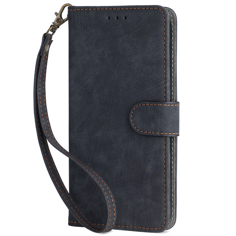 [With Card Slot] OPPO A38 - Multi Functional Buckle Flap Wallet Series Case With Lanyard - Image 5