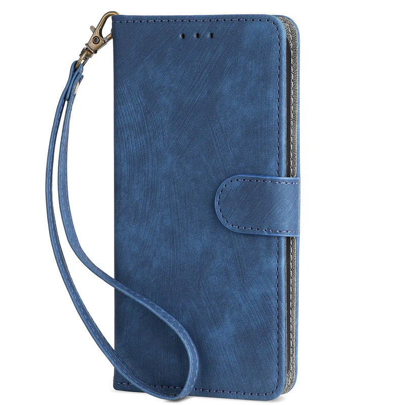 [With Card Slot] OPPO A38 - Multi Functional Buckle Flap Wallet Series Case With Lanyard - Image 6