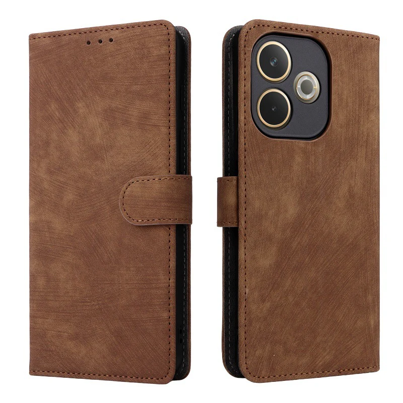 [With Card Slot] OPPO A5 Pro 5G - Multi Functional Buckle Flap Wallet Series Case With Lanyard - Image 4