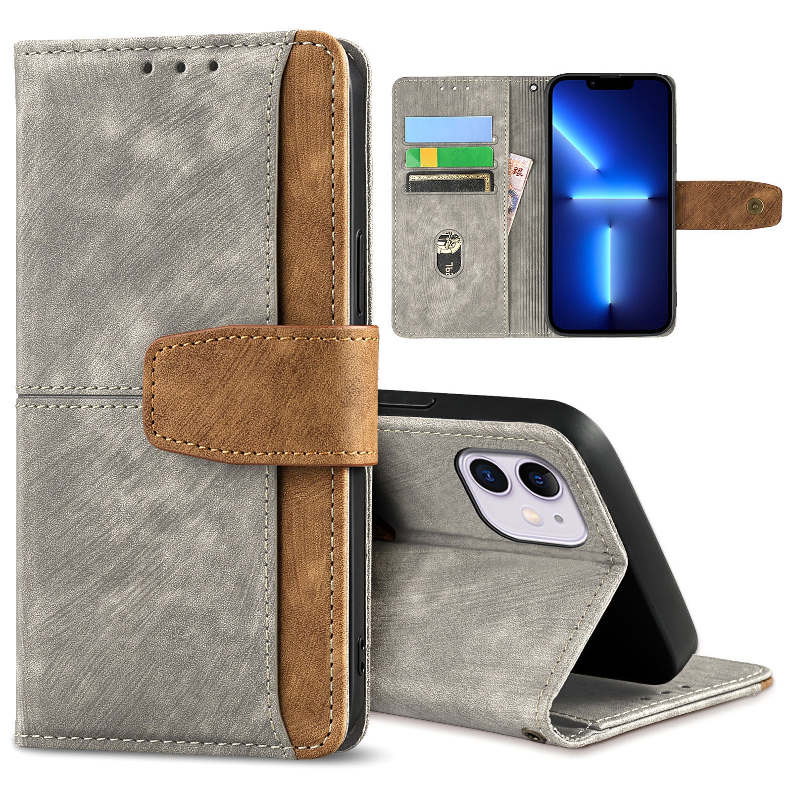 [With Card Slot] Samsung Galaxy A17 (SM-A176) Full-coverage Shockproof Wallet Series Case - Image 10