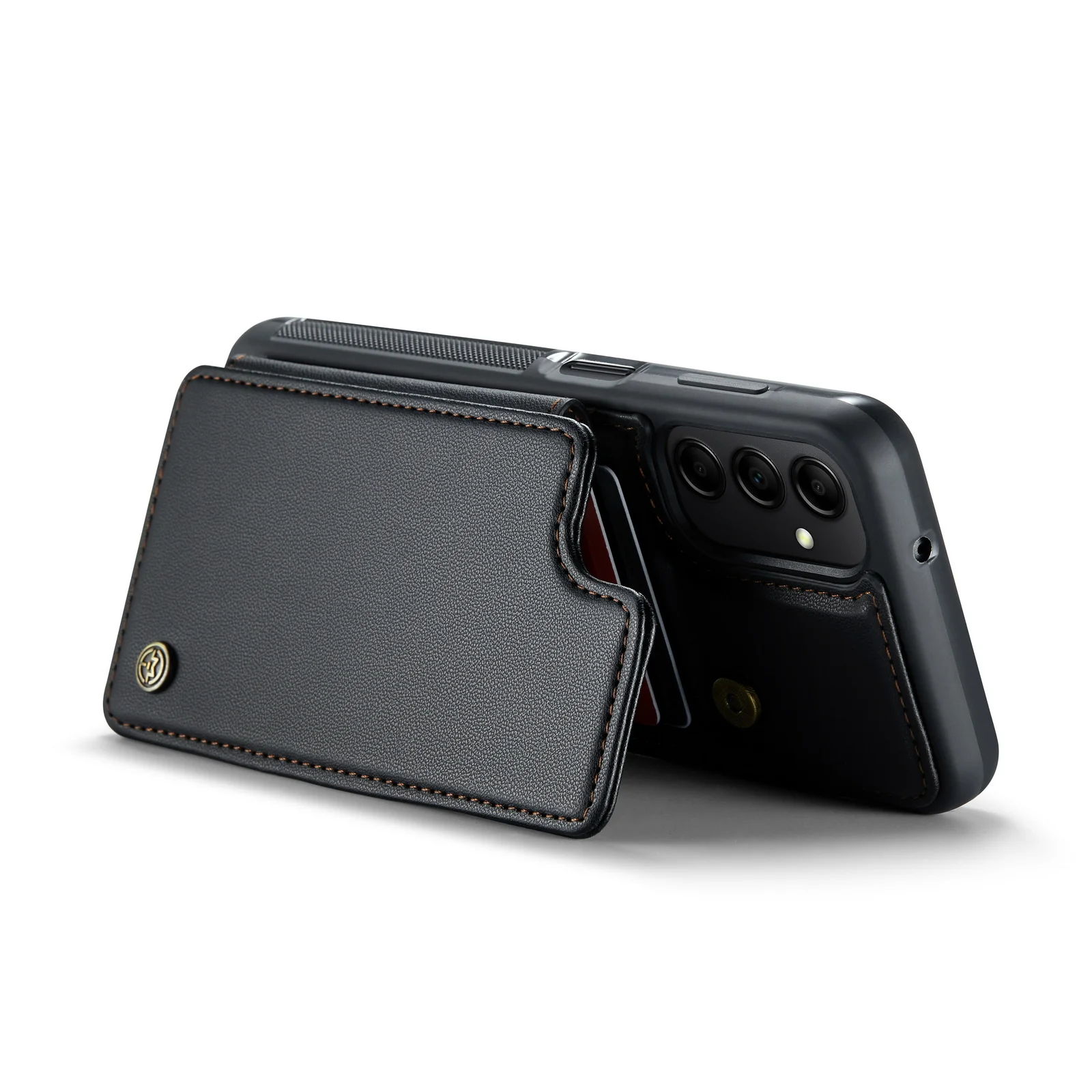 [With Card Slot] Samsung Galaxy A56 RFID Flip Premium Leather Wallet Series Case - Image 8