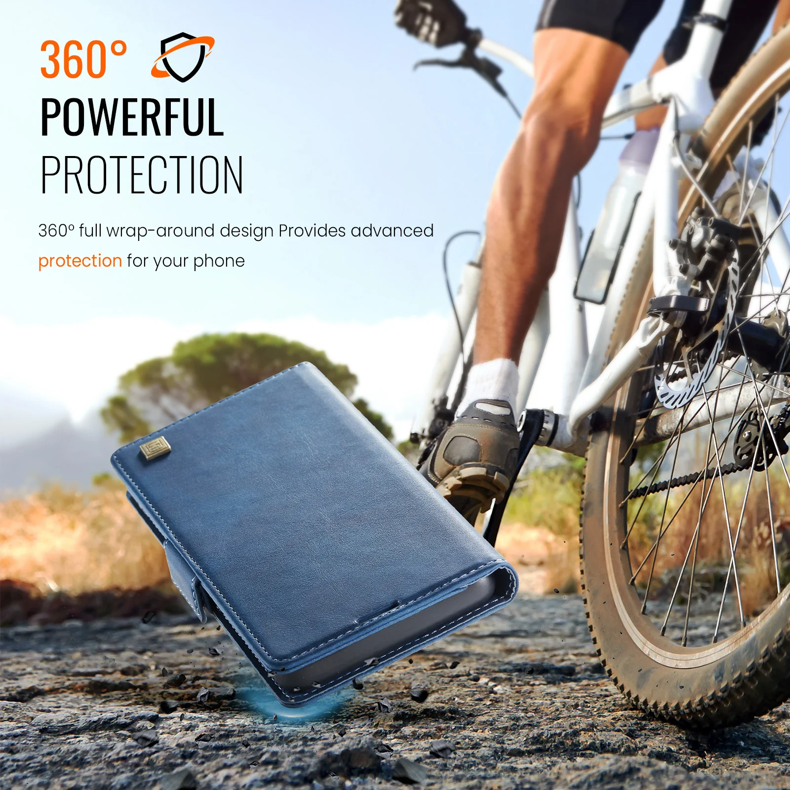 [With Card Slot] Samsung Galaxy S23/Plus/Ultra/FE - Premium Leather Shockprppf Flip Case - Image 7