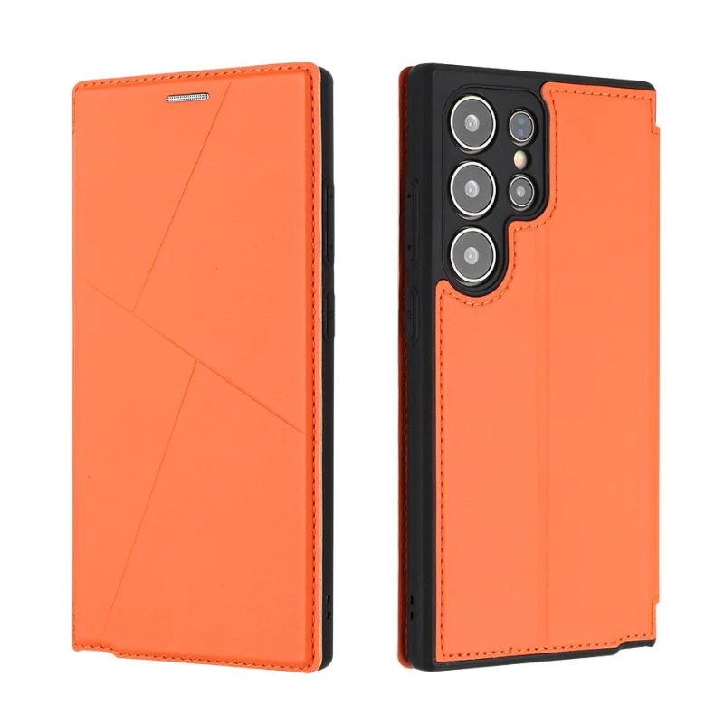 [With Card Slot] Samsung Galaxy S24/Plus/Ultra - Magnetic Leather Flip Cover Wallet Series Case - Image 10