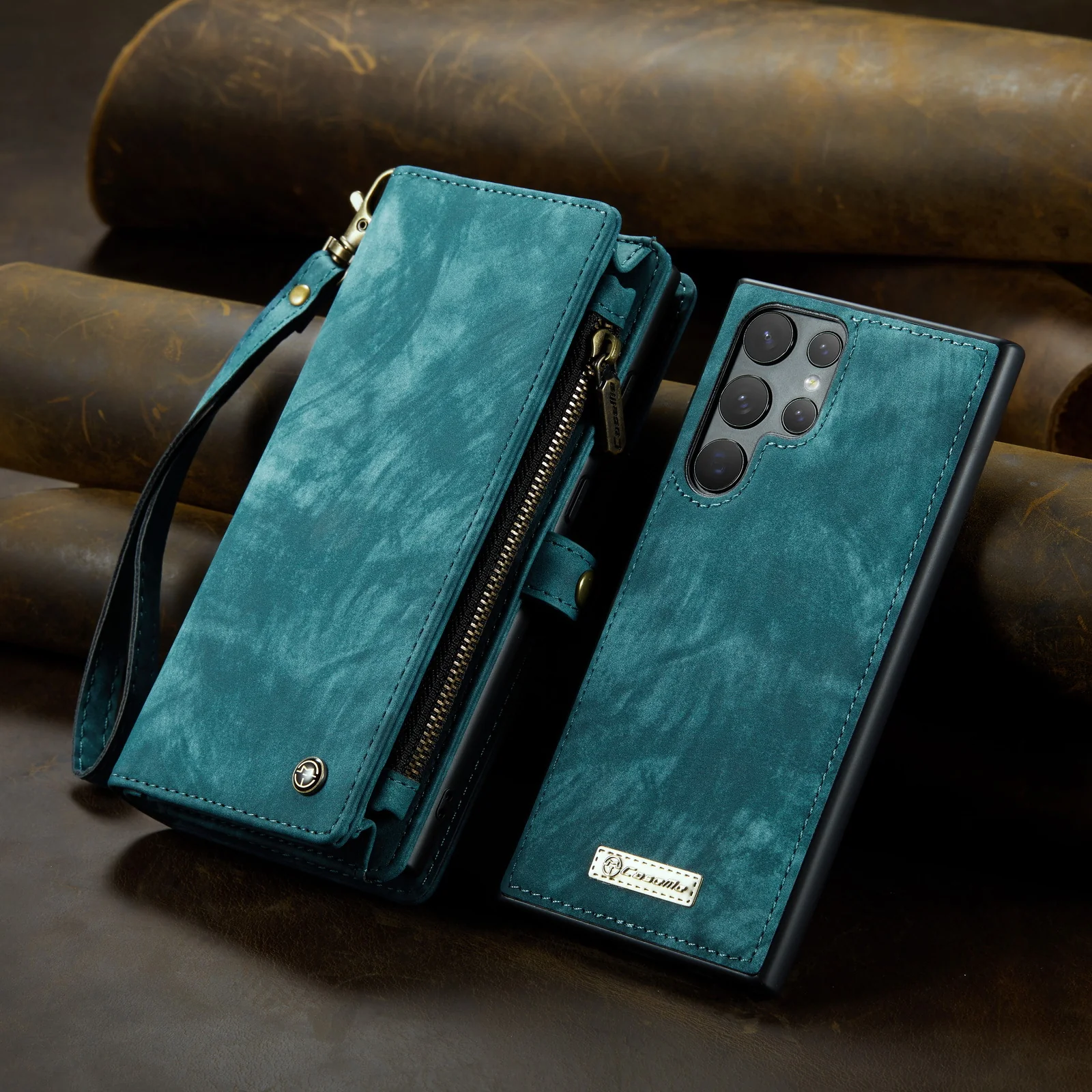 [With Card Slot] Samsung Galaxy S24/Ultra/Plus Multifunctional Leather Shockproof Flip Wallet Series Case - Image 4