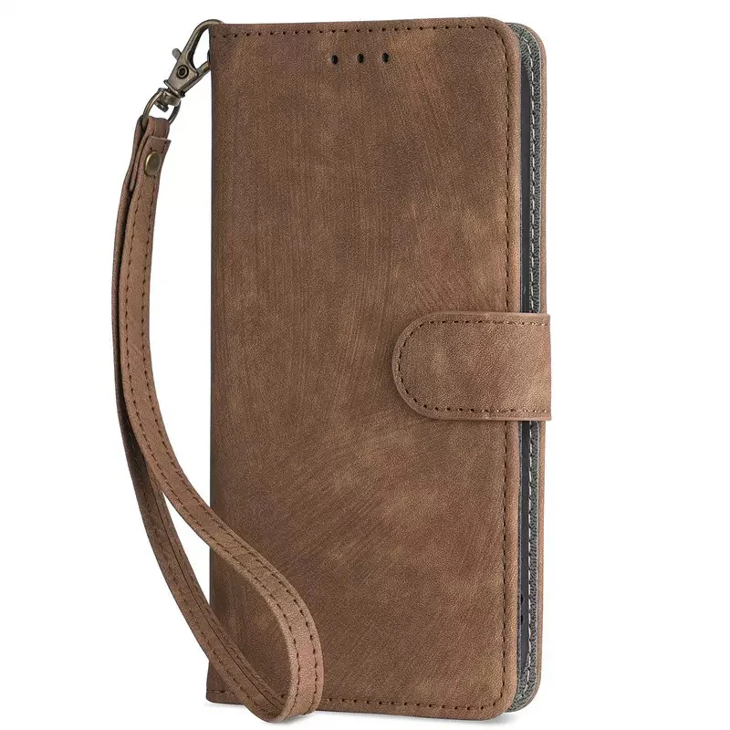 [With Card Slot] Samsung Galaxy S25 FE (S731) - Multi Functional Buckle Flap Wallet Series Case With Lanyard - Image 13