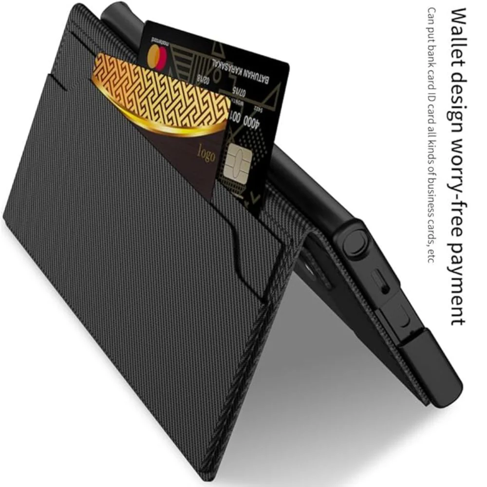 [With Card Slot] Samsung Galaxy S25 Ultra - Business PU Leather Flip Wallet Series Stand Case - Image 7