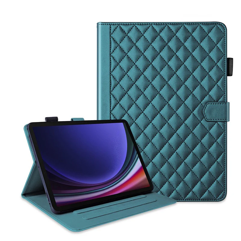 [With Card Slot] Samsung Galaxy Tab S10 FE Plus (2025) 13.1" - Soft Leather Flip Cover With Clasp Case - Image 10
