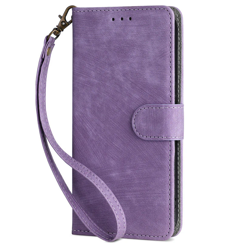 [With Card Slot] Samsung Galaxy XCover7 Pro - Multi Functional Buckle Flap Wallet Series Case With Lanyard - Image 11
