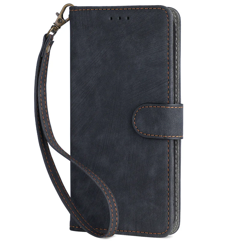 [With Card Slot] Samsung Galaxy XCover7 Pro - Multi Functional Buckle Flap Wallet Series Case With Lanyard - Image 9
