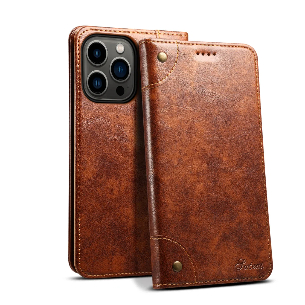 [With Card Slot] Samsung S23/Plus/Ultra - PU Leather Flip Wallet Stand Series Case - Image 4