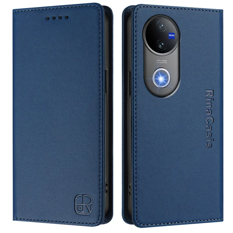 [With Card Slot] VIVO V50 5G - Business Flip Leather Wallet Series Case - Image 5