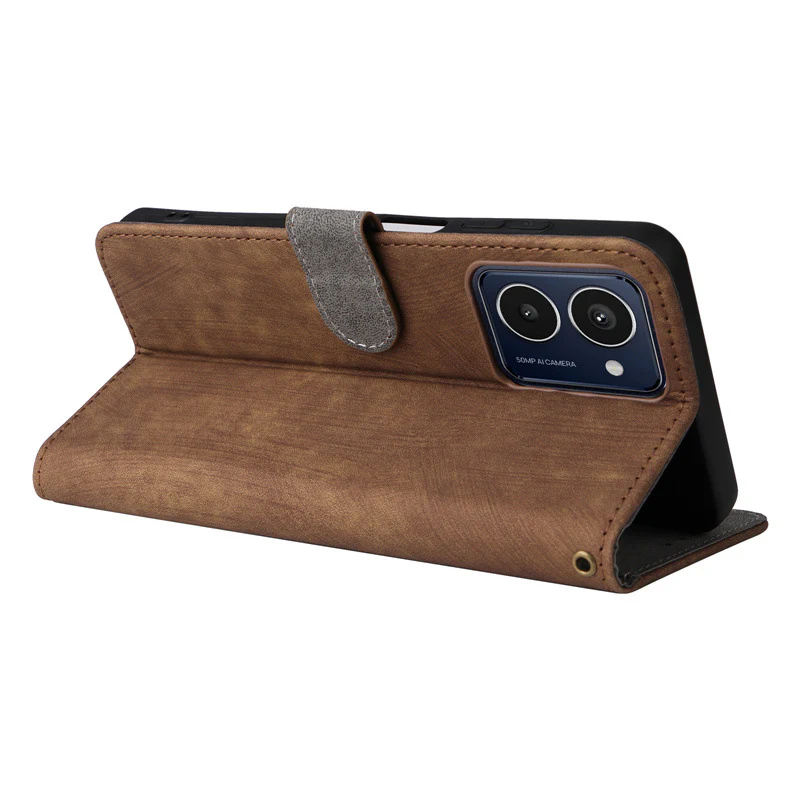 [With Card Slot][With Hand Strap] Motorola Moto G06/Power PU Leather Shockproof Wallet Series Case - Image 8
