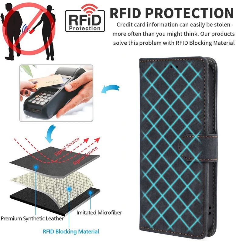 [With Card Slot][With Lanyard] Xiaomi Redmi K80/Pro & Poco F7 Pro/Ultra - Multi Functional Buckle Flap Wallet Series Case - Image 14