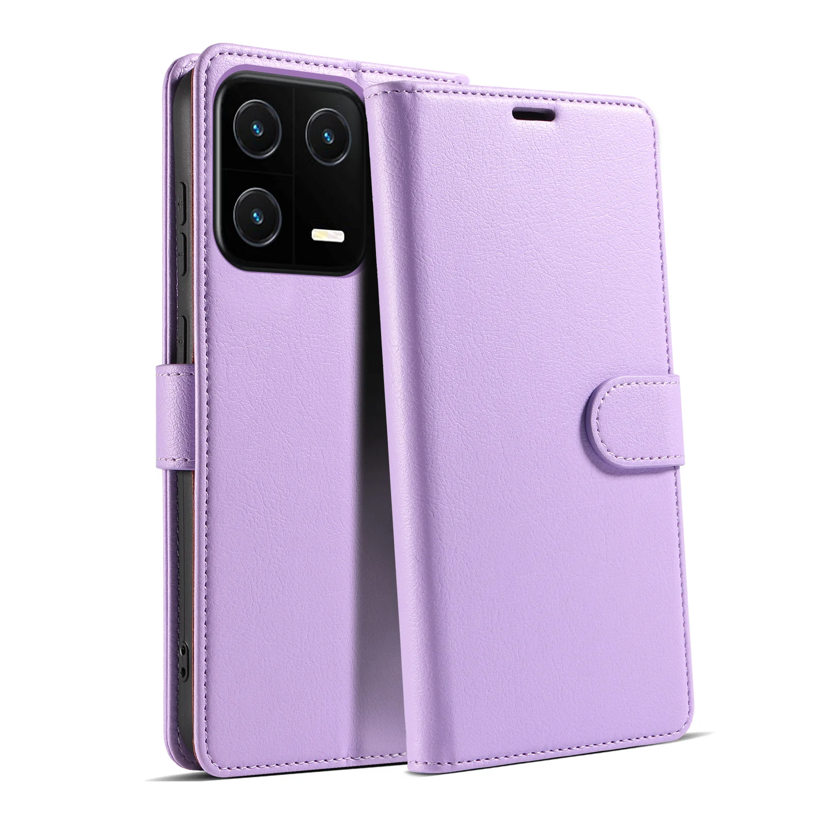 [With Card Slot] Xiaomi Redmi Note 14 5G/Pro 5G Premium Leather Kickstand Shockproof Wallet Series Case - Image 13