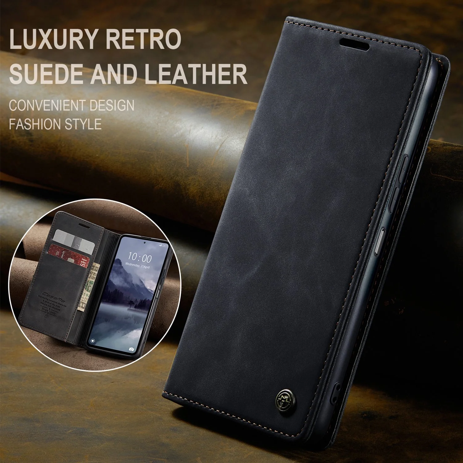 [With Card Slot] Xiaomi Poco X6/Pro Premium Flip Leather Shockproof Wallet Series Case - Image 6