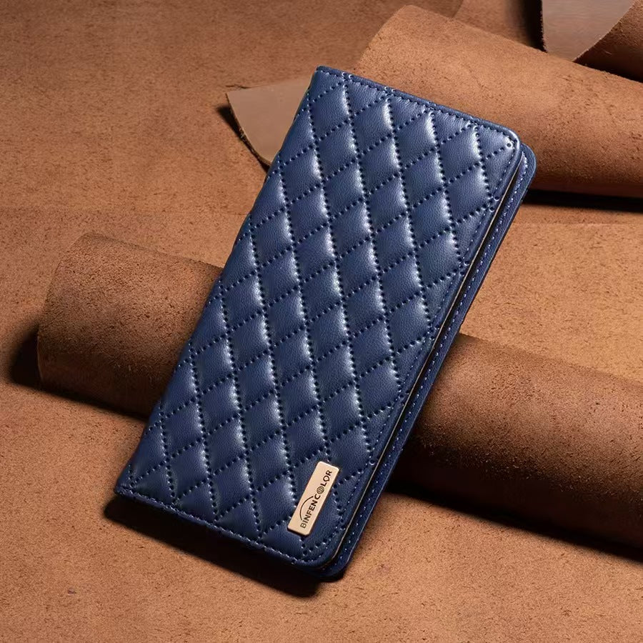 [With Card Slot] Xiaomi Poco M5/s PU Leather Magnetic Buckle Flip Cover Genuine Leather Series Case - Image 12