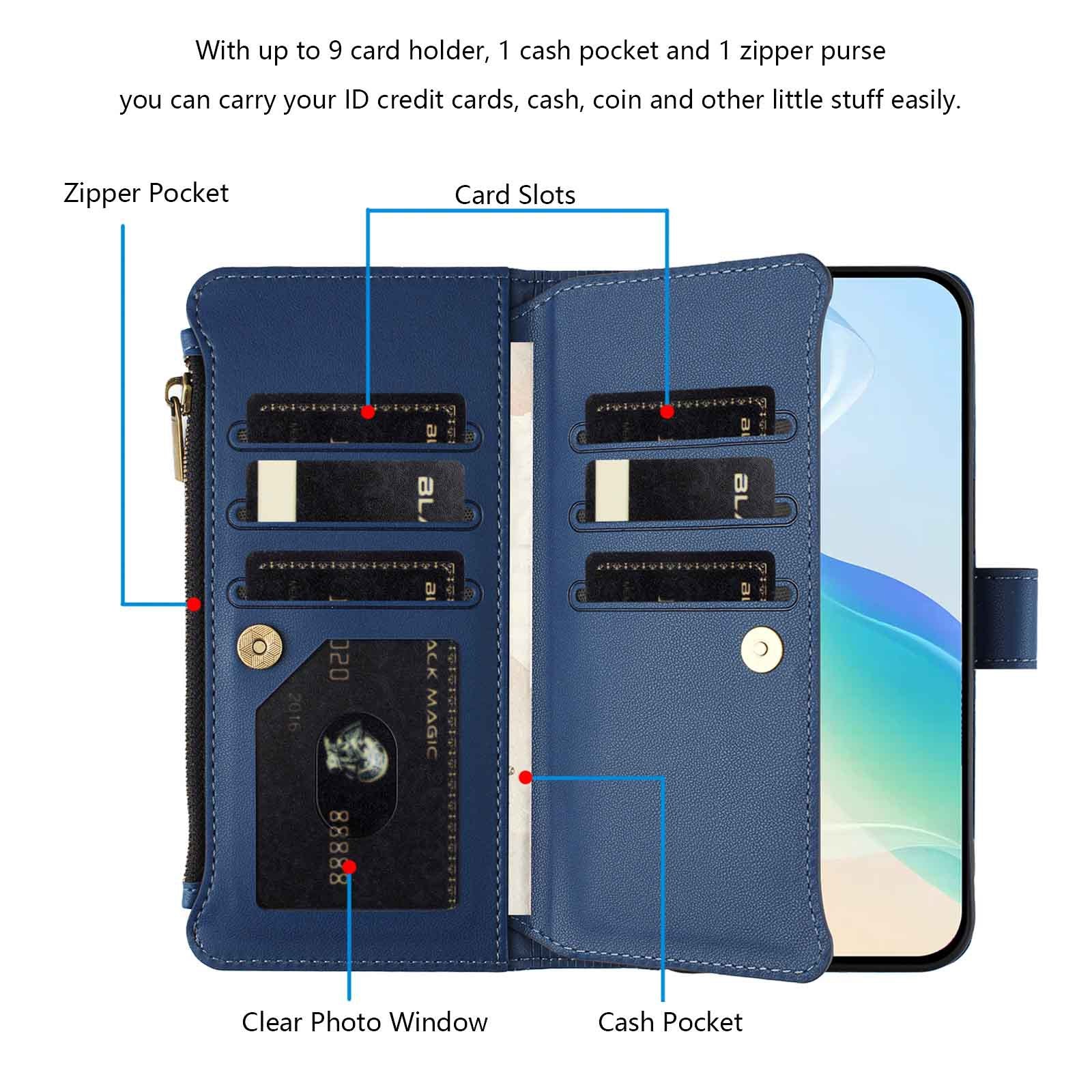 [With Hand Lanyard][With Card Slot] Nothing Phone (3a)/Pro - Premium Leather Shockproof Stylish Wallet Series Case - Image 13