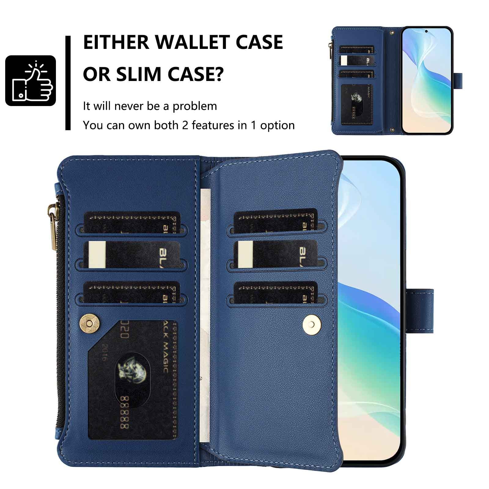 [With Hand Lanyard][With Card Slot] Nothing Phone (3a)/Pro - Premium Leather Shockproof Stylish Wallet Series Case - Image 19