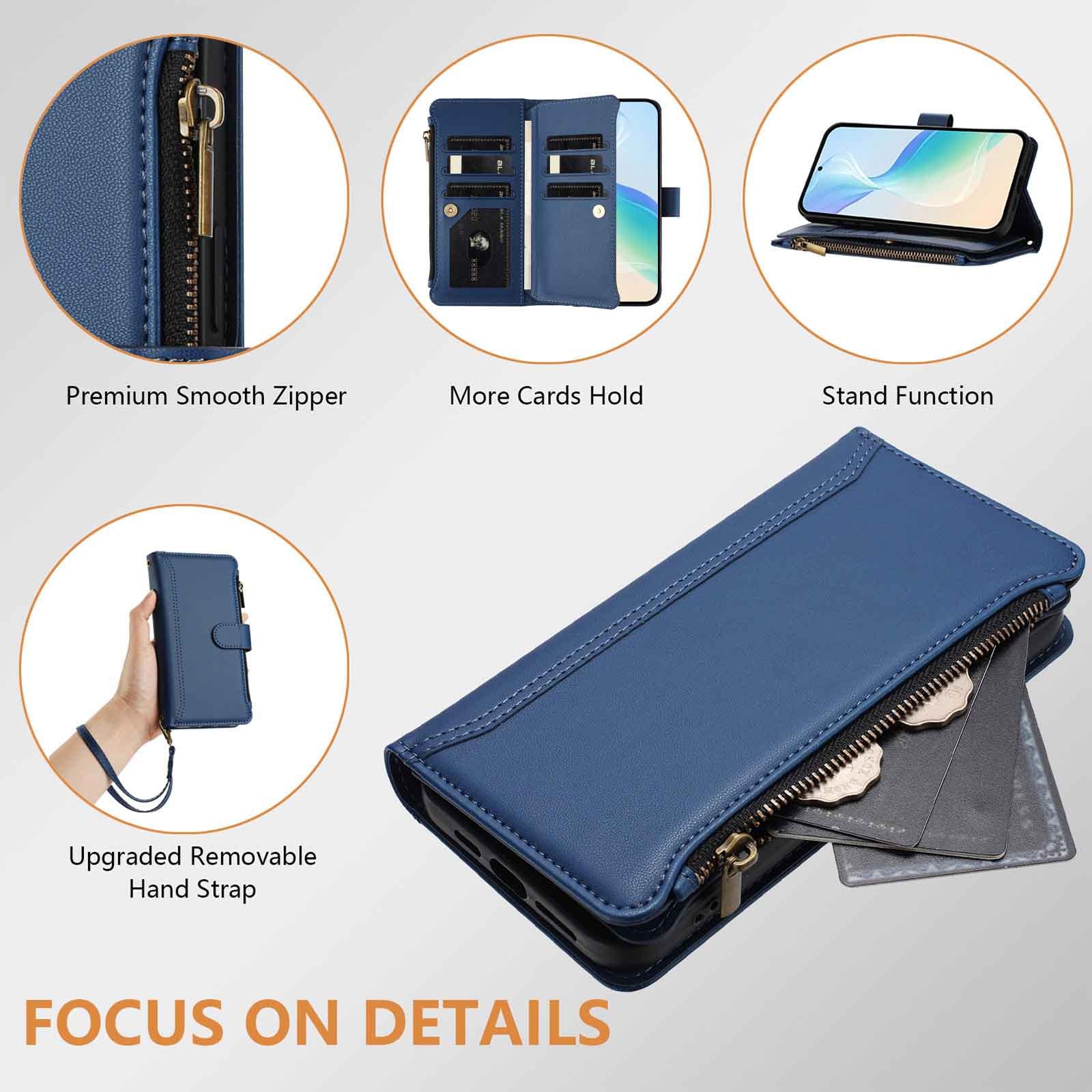 [With Hand Lanyard][With Card Slot] Nothing Phone (3a)/Pro - Premium Leather Shockproof Stylish Wallet Series Case - Image 8