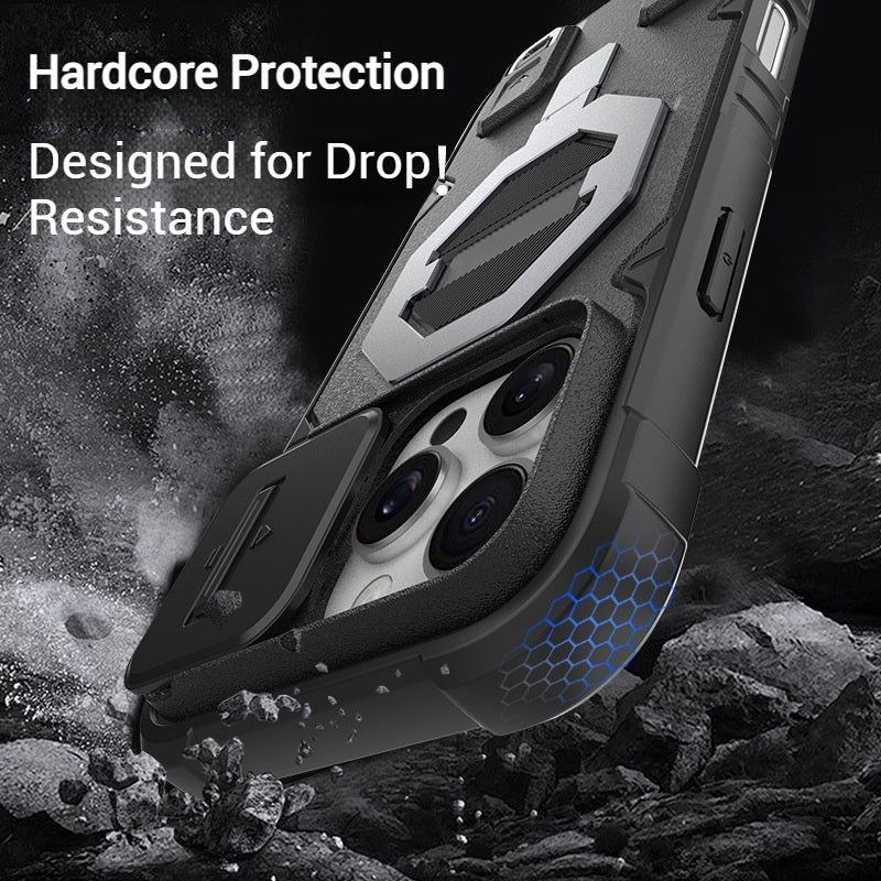 [With Invisible Bracket] Apple iPhone 14/Plus/Pro/Pro Max Multi-functional Outdoor Sports Protective Case - Image 5