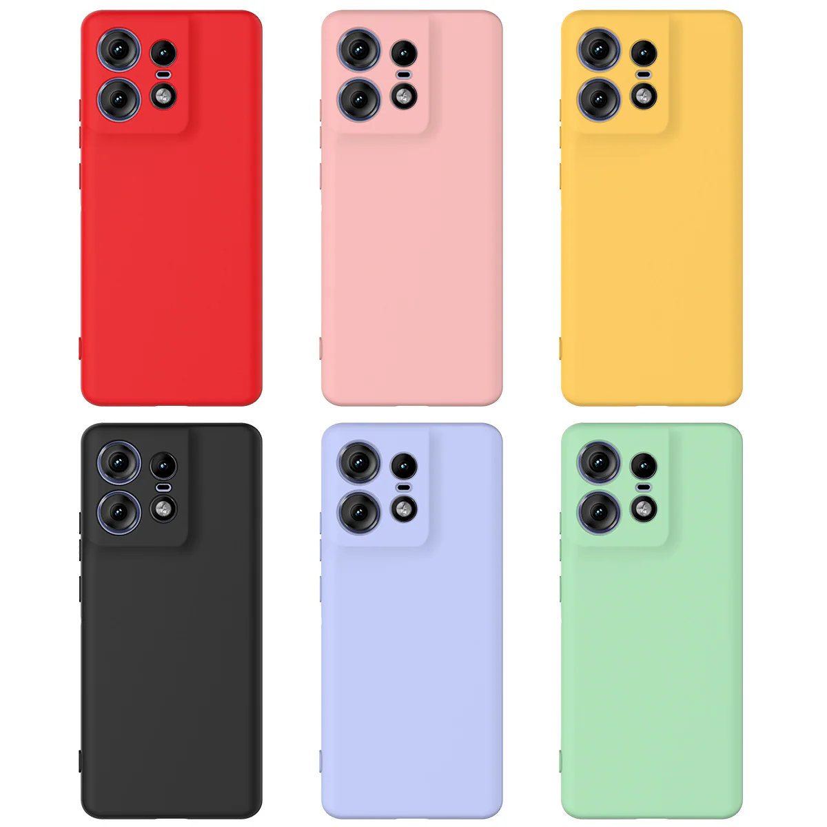 [With Lanyard] Motorola Moto Edge 60/Pro/Fusion - Full Wrap Liquid Silicone Drop-resistant Essentials Series Case - Image 2