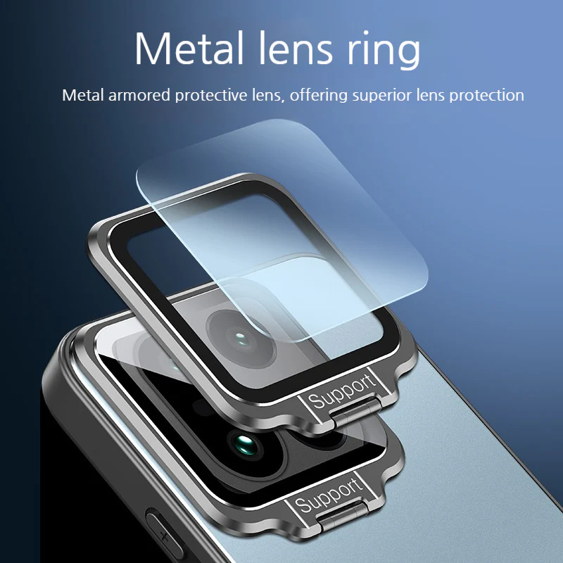 [With Lens Bracket] OnePlus 15 - Ultra-Thin Matte Shockproof Phone Case - Image 6