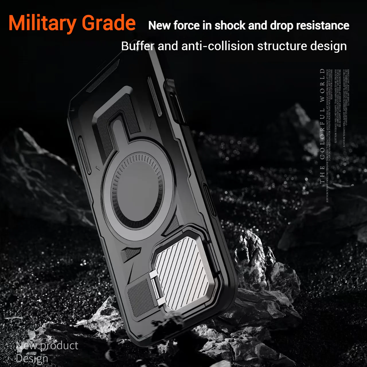 [With Lens Cover][Magsafe Compatible] Apple iPhone 15/Plus/Pro/Pro Max - Military Rugged Shield Heavy Duty Drop Proof Case - Image 5
