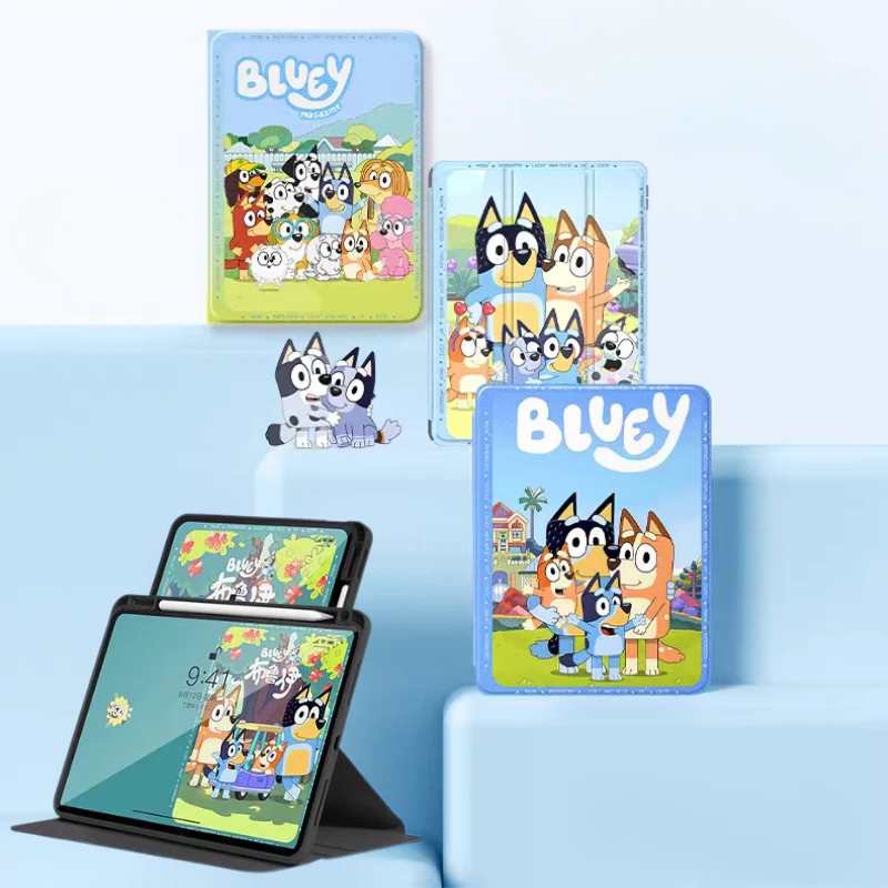 [With Pen Slot] Apple iPad Air 11-inch M2/M3/M4 (2024/2025/2026) Cute Cartoon Full-Protection Shockproof Case