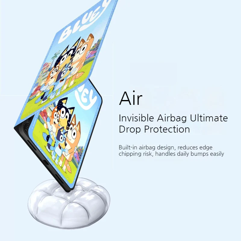 [With Pen Slot] Apple iPad Air 11-inch M2/M3/M4 (2024/2025/2026) Cute Cartoon Full-Protection Shockproof Case - Image 3