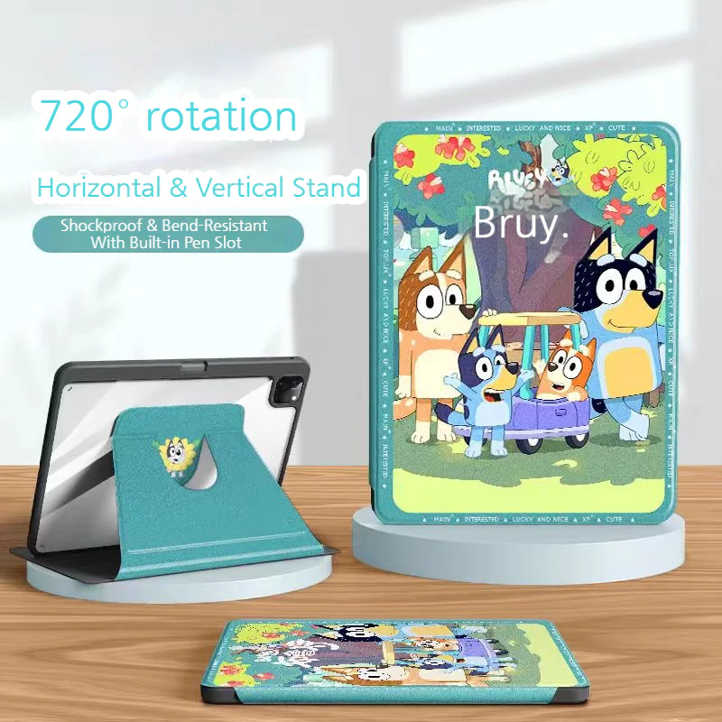 [With Pen Slot] Apple iPad Air 11-inch M2/M3/M4 (2024/2025/2026) Cute Cartoon Full-Protection Shockproof Case - Image 7