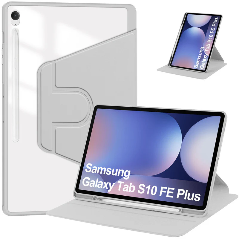 [With Pen Slot] Samsung Galaxy Tab A11 (2025) 8.7" - 360 Degree Rotating Magnetic Flip Cover Case - Image 10