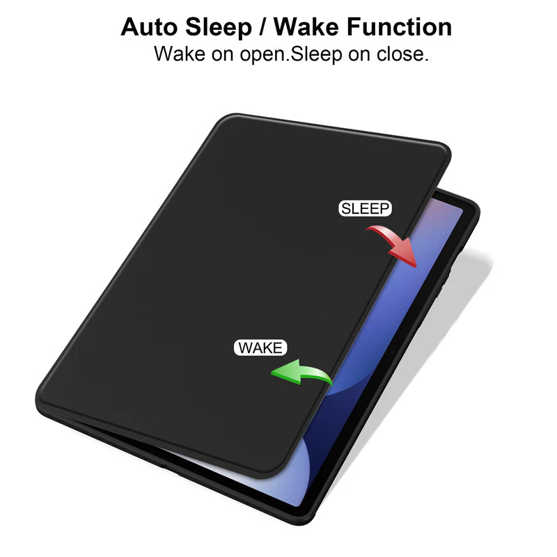 [With Pen Slot] Samsung Galaxy Tab A11 (2025) 8.7" - 360 Degree Rotating Magnetic Flip Cover Case - Image 3