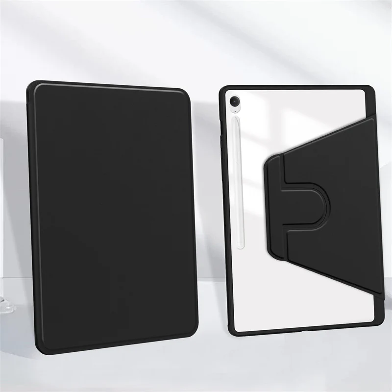 [With Pen Slot] Samsung Galaxy Tab A11 (2025) 8.7" - 360 Degree Rotating Magnetic Flip Cover Case - Image 6