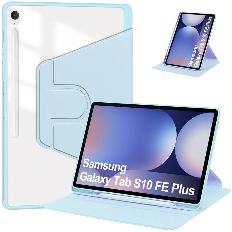 [With Pen Slot] Samsung Galaxy Tab A11 (2025) 8.7" - 360 Degree Rotating Magnetic Flip Cover Case - Image 8