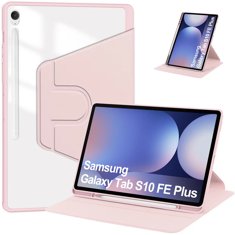 [With Pen Slot] Samsung Galaxy Tab A11 (2025) 8.7" - 360 Degree Rotating Magnetic Flip Cover Case - Image 9