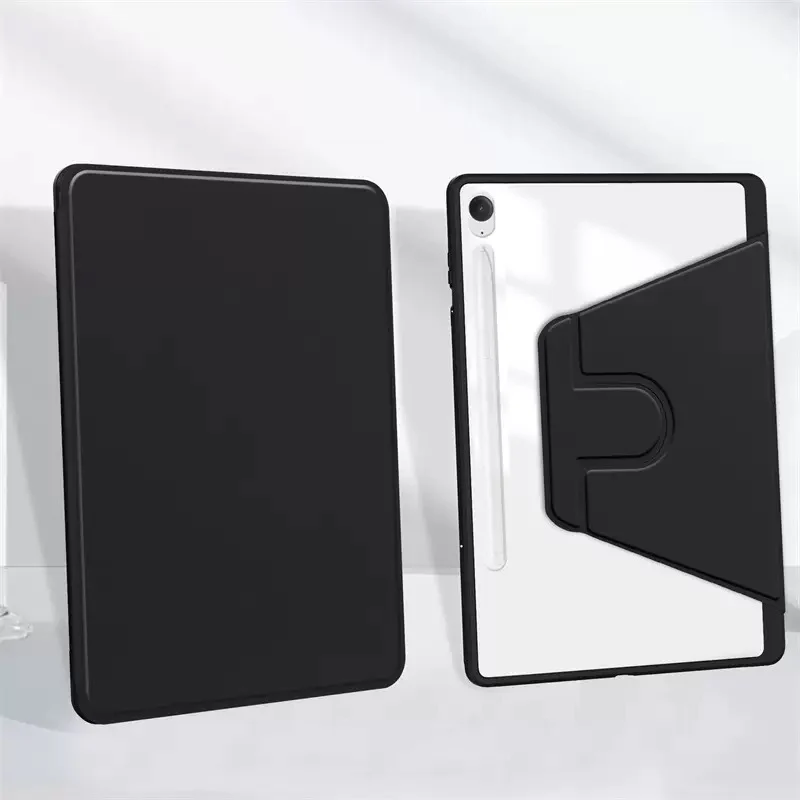 [With Pen Slot] Samsung Galaxy Tab S11 (2025) 11" - 360 Degree Rotating Magnetic Flip Cover Case - Image 6