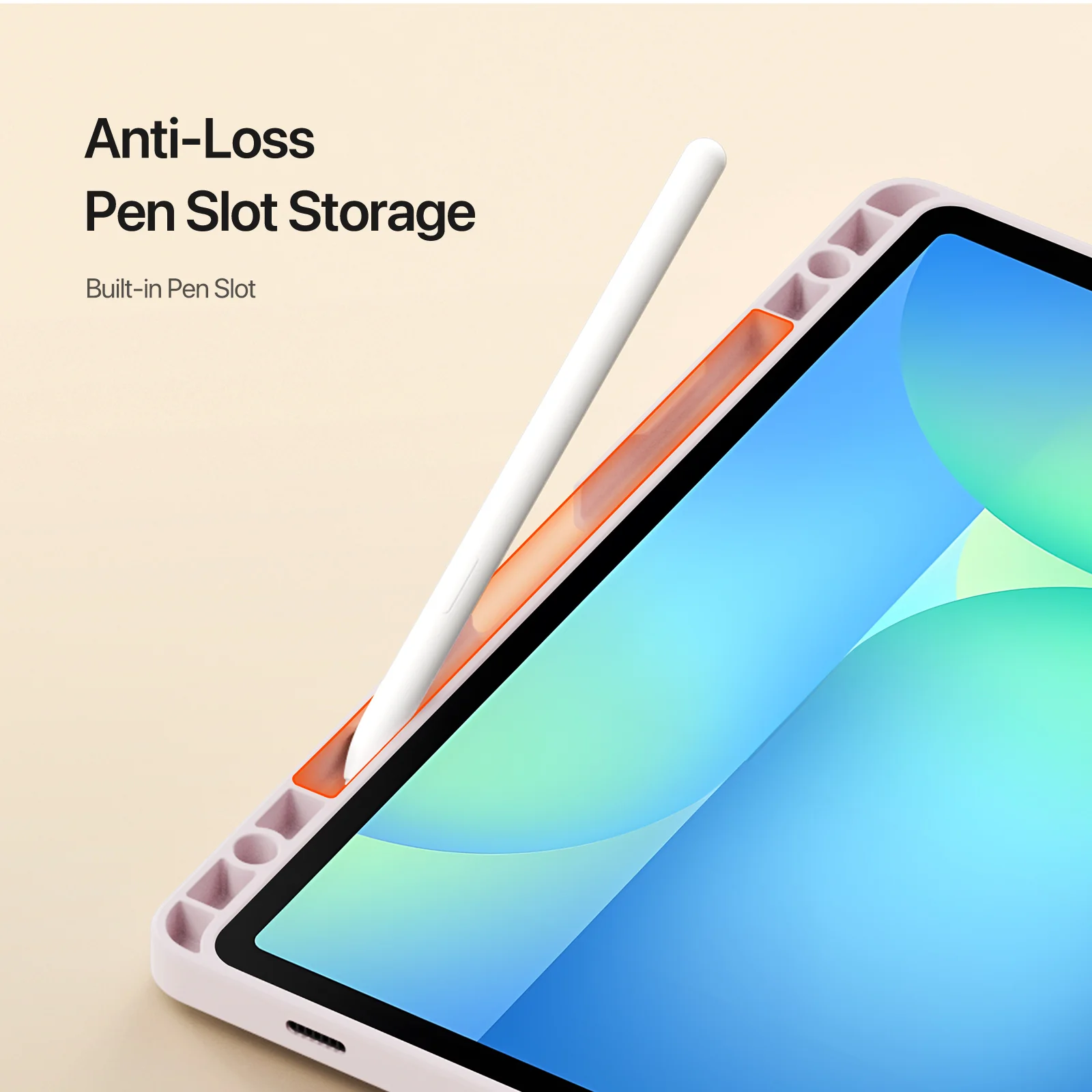 [With Pen Slot] Samsung Tab S11 11" 2025 Multi-angle Folding Flip Cover Case - Image 3