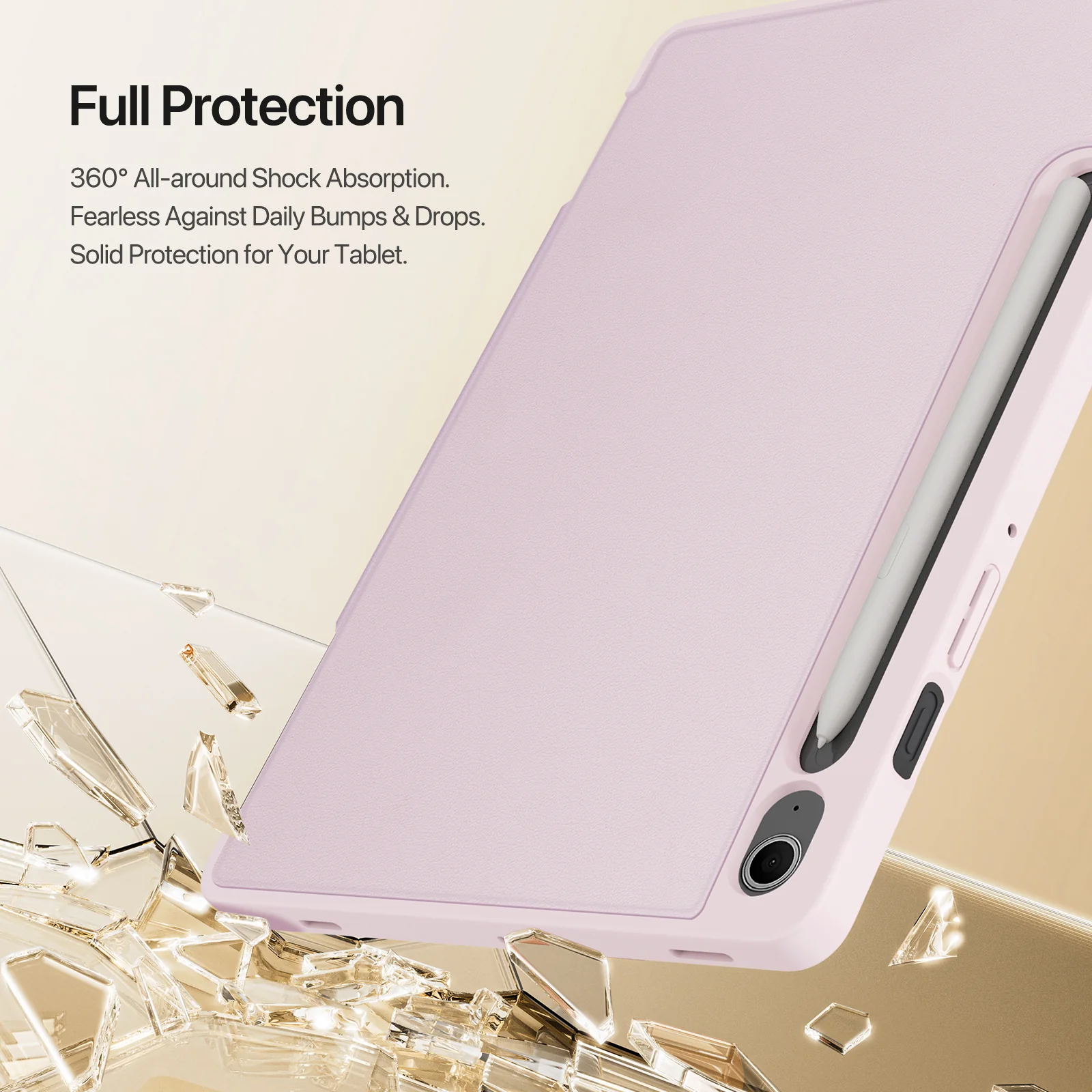 [With Pen Slot] Samsung Tab S11 11" 2025 Multi-angle Folding Flip Cover Case - Image 5